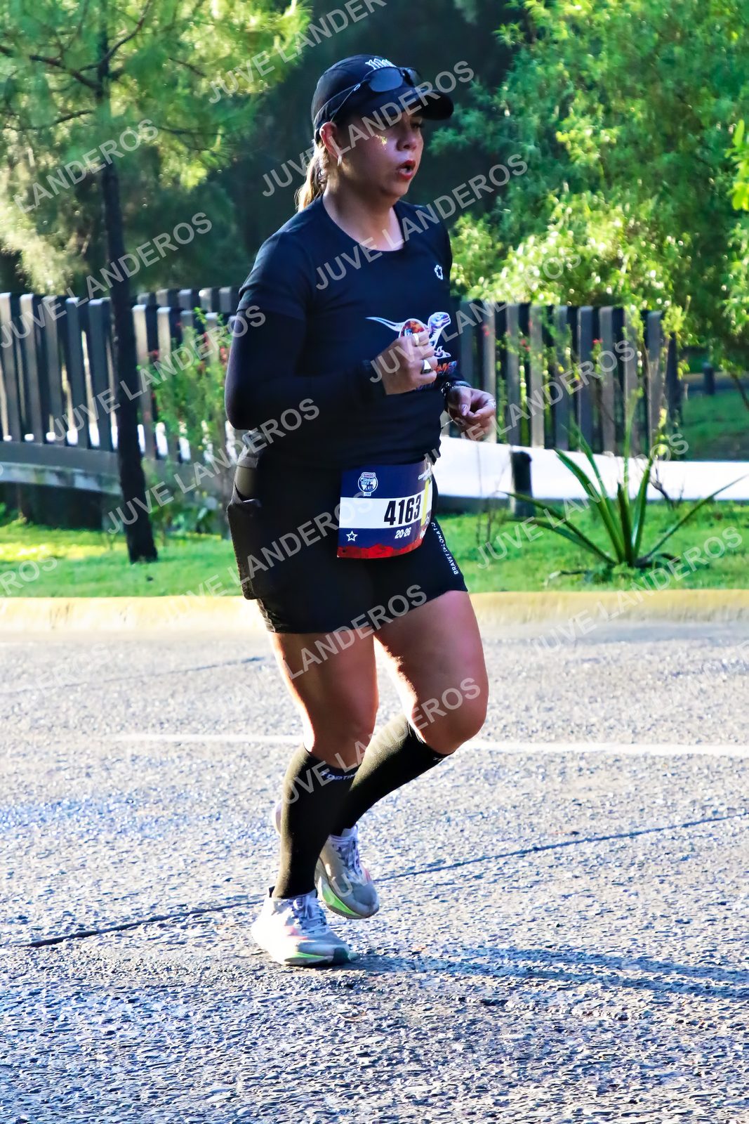 Foto de la CARRERA BIMBO GLOBAL RACE GUADALAJARA en Centro Comercial Andares, Blvd. Puerta de Hierro 4965, Zapopan a las 07:28 · dorsal 4163