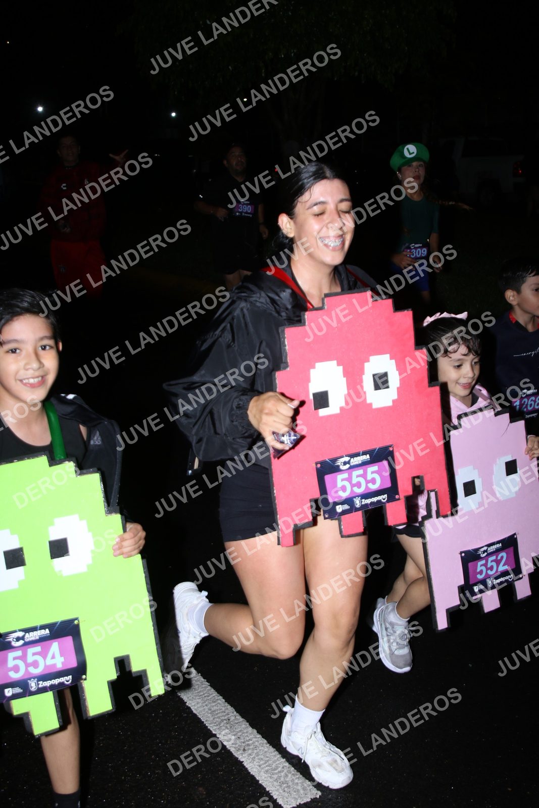 Foto de la Carrera Gamer Zapopan 2026 en Por definir, Zapopan a las 20:21 · Recorrido · dorsal 554, 555, 552, 309