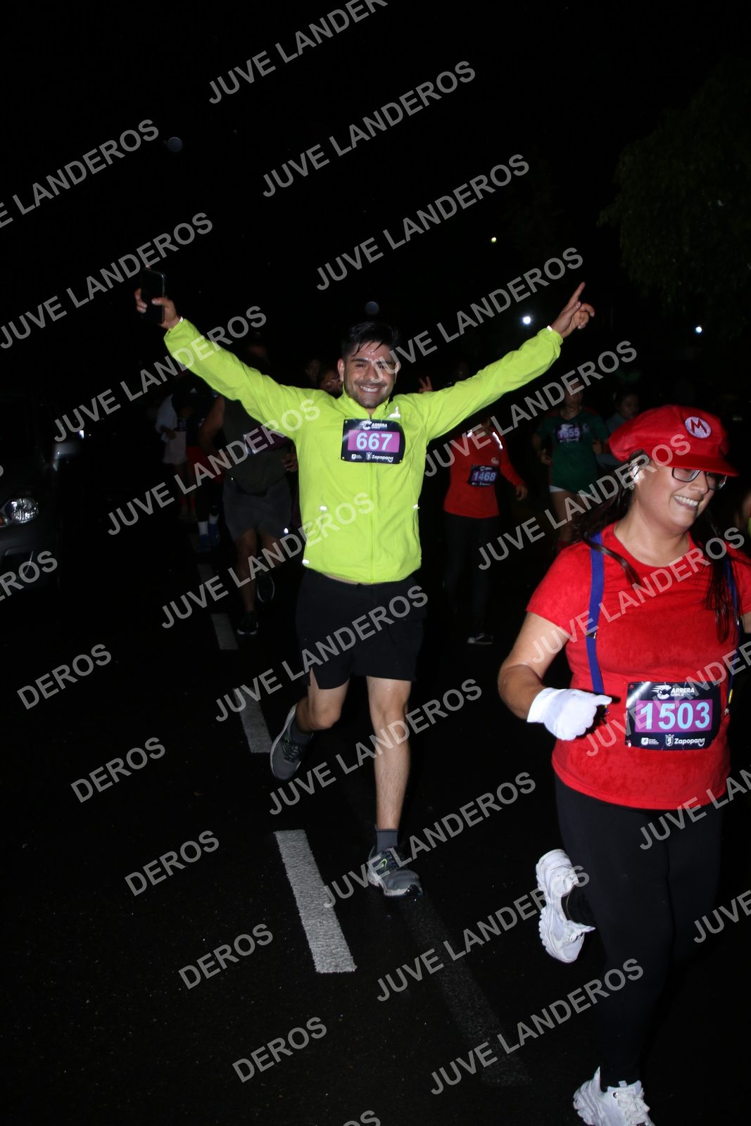 Foto de la Carrera Gamer Zapopan 2026 en Por definir, Zapopan a las 20:16 · Recorrido · dorsal 1503, 667, 1468