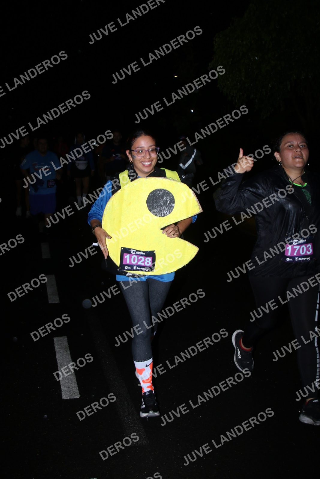 Foto de la Carrera Gamer Zapopan 2026 en Por definir, Zapopan a las 20:21 · Recorrido · dorsal 1703, 1028