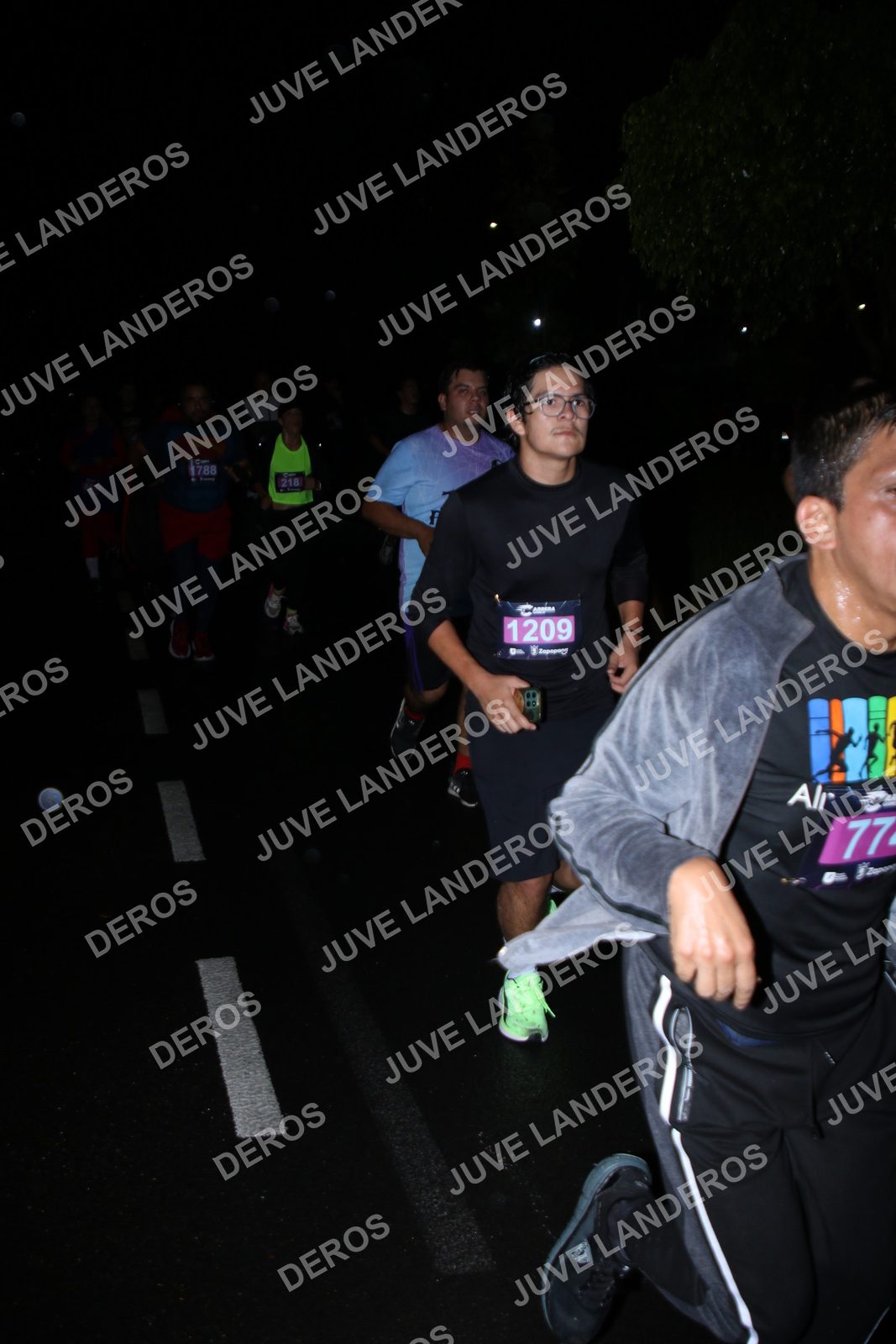 Foto de la Carrera Gamer Zapopan 2026 en Por definir, Zapopan a las 20:17 · Recorrido · dorsal 1209, 77, 788, 218