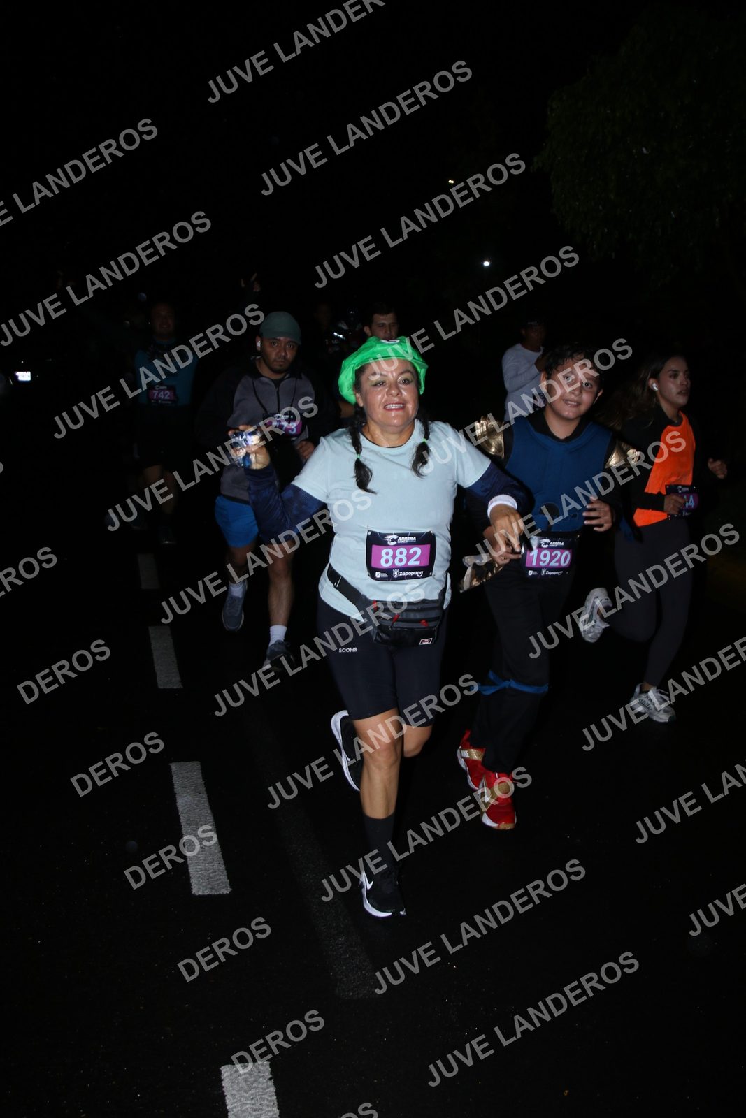 Foto de la Carrera Gamer Zapopan 2026 en Por definir, Zapopan a las 20:19 · Recorrido · dorsal 882, 1920, 742, 73