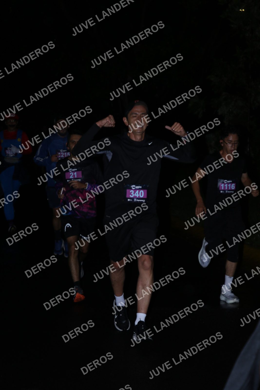 Foto de la Carrera Gamer Zapopan 2026 en Por definir, Zapopan a las 20:12 · Recorrido · dorsal 340, 1116, 21