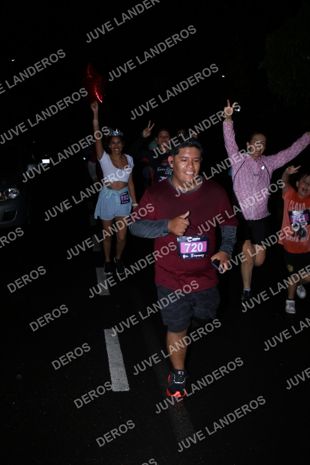 Foto de la Carrera Gamer Zapopan 2026 en Por definir, Zapopan a las 20:21 · Recorrido · dorsal 720, 741, 113