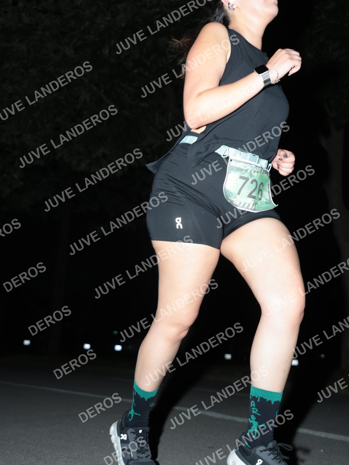 Foto de la Carrera Nocturna de Zombies Parque Metropolitano 2026 en Parque Metropolitano de Guadalajara, Zapopan, Jalisco a las 20:54 · dorsal 726