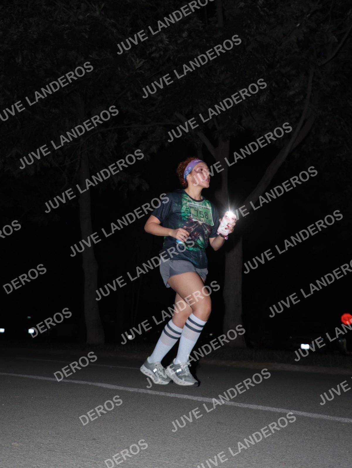 Foto de la Carrera Nocturna de Zombies Parque Metropolitano 2026 en Parque Metropolitano de Guadalajara, Zapopan, Jalisco a las 20:56 · dorsal 758