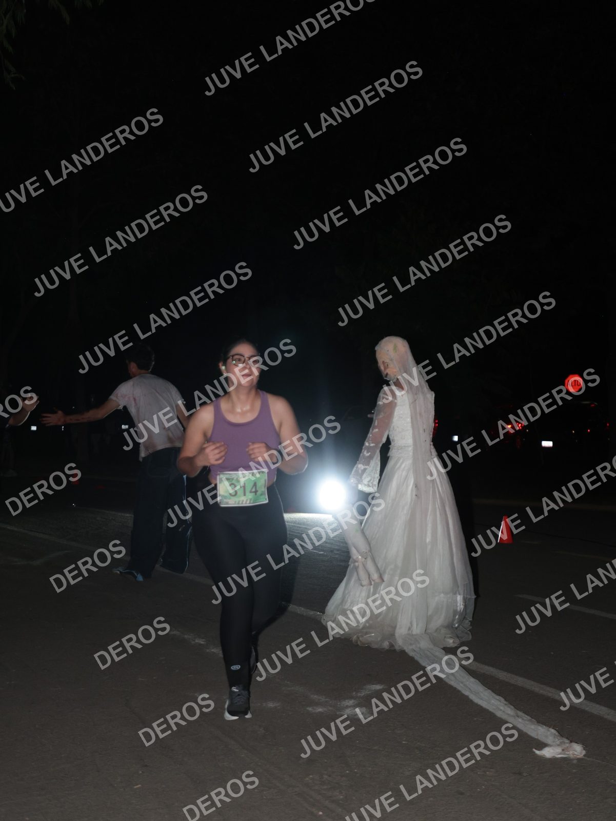 Foto de la Carrera Nocturna de Zombies Parque Metropolitano 2026 en Parque Metropolitano de Guadalajara, Zapopan, Jalisco a las 20:59 · dorsal 314