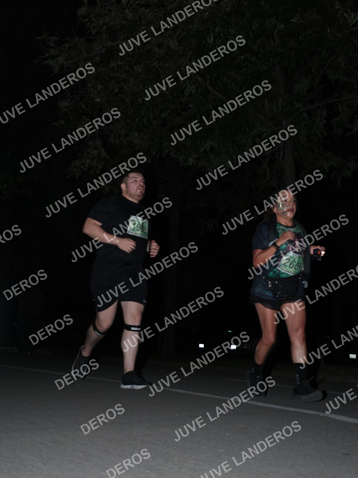 Foto de la Carrera Nocturna de Zombies Parque Metropolitano 2026 en Parque Metropolitano de Guadalajara, Zapopan, Jalisco a las 20:54 · dorsal 2666, 1968
