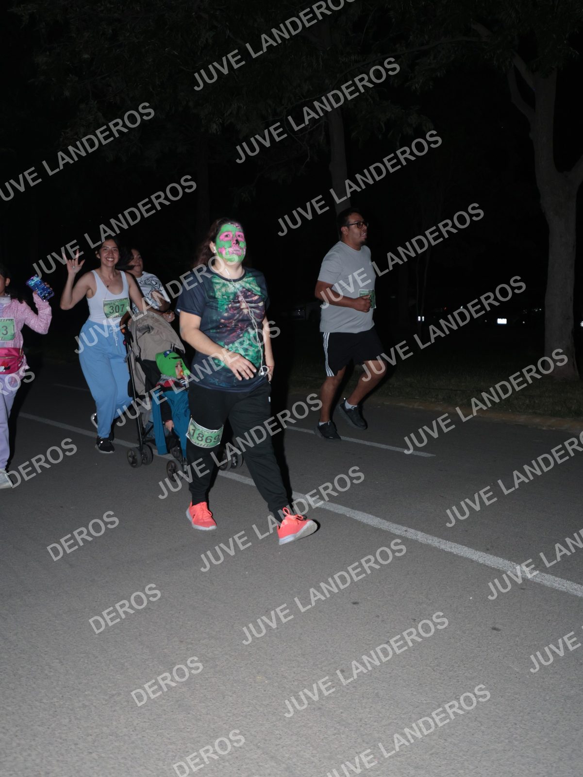 Foto de la Carrera Nocturna de Zombies Parque Metropolitano 2026 en Parque Metropolitano de Guadalajara, Zapopan, Jalisco a las 21:05 · dorsal 307