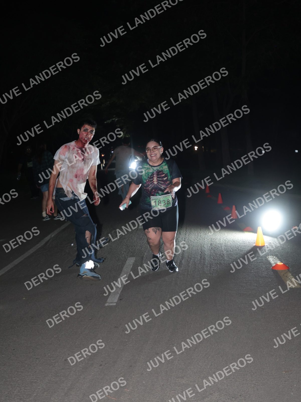Foto de la Carrera Nocturna de Zombies Parque Metropolitano 2026 en Parque Metropolitano de Guadalajara, Zapopan, Jalisco a las 21:02 · dorsal 1838