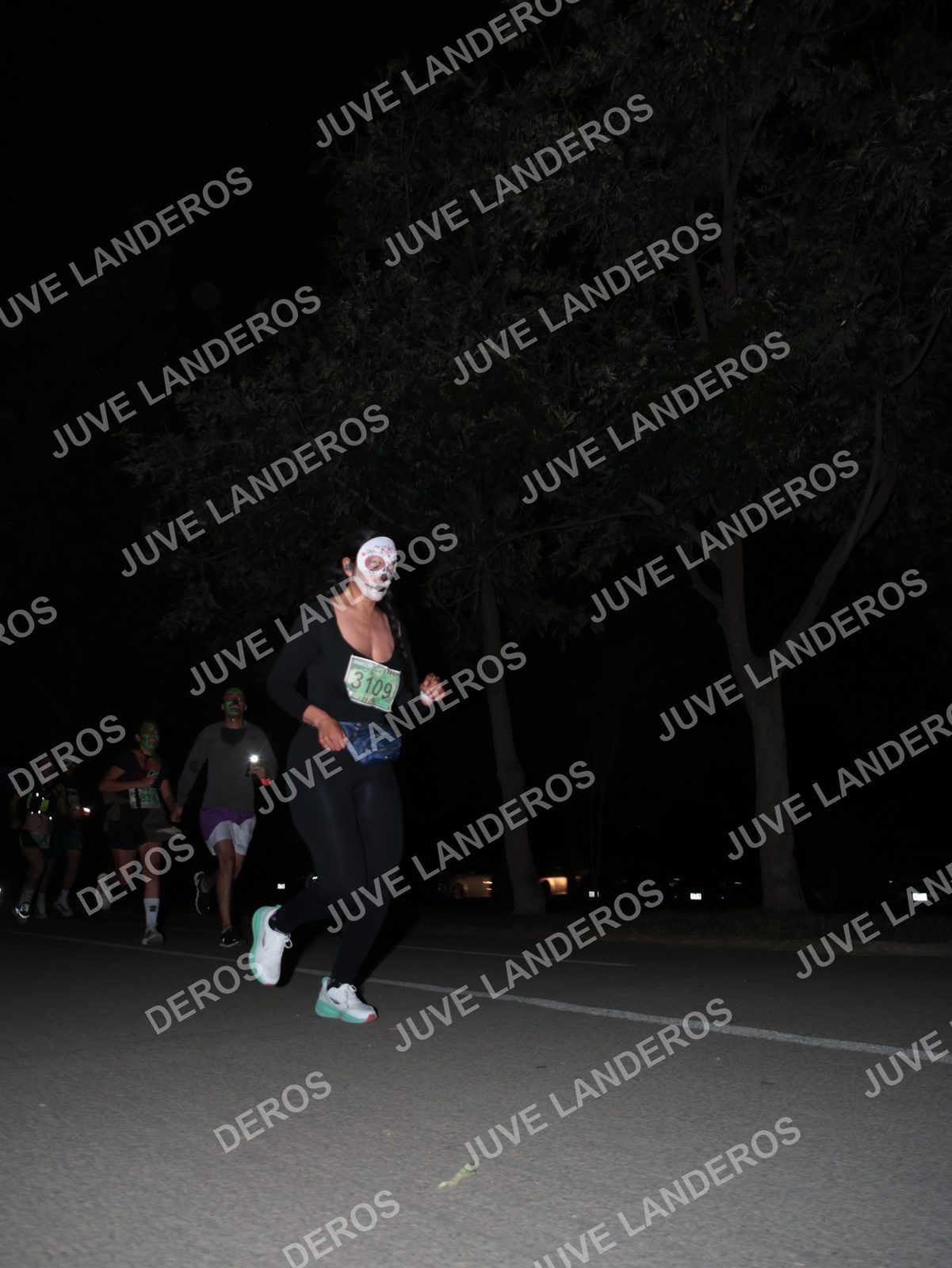 Foto de la Carrera Nocturna de Zombies Parque Metropolitano 2026 en Parque Metropolitano de Guadalajara, Zapopan, Jalisco a las 20:44 · dorsal 3109
