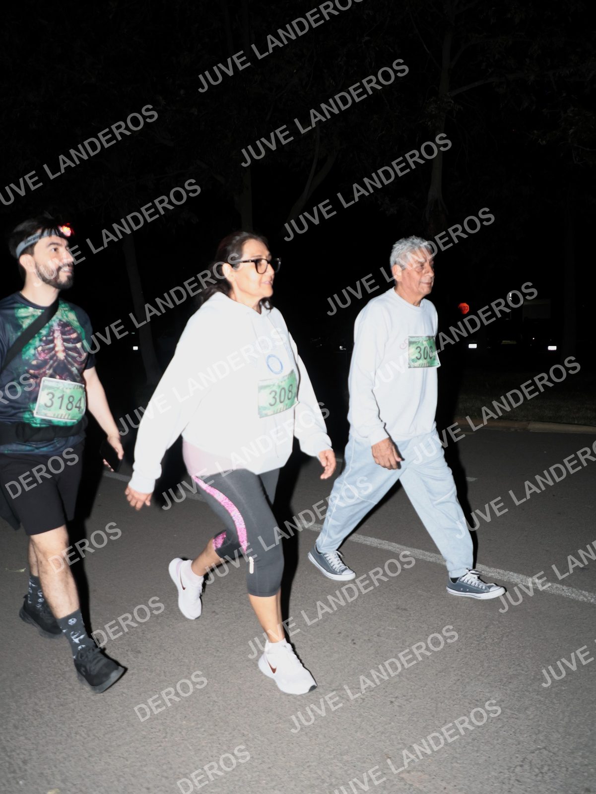 Foto de la Carrera Nocturna de Zombies Parque Metropolitano 2026 en Parque Metropolitano de Guadalajara, Zapopan, Jalisco a las 21:05 · dorsal 308, 306, 3184