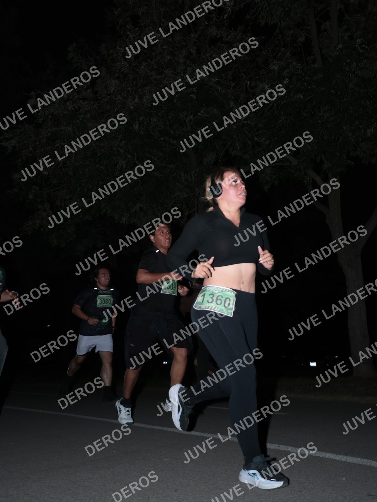 Foto de la Carrera Nocturna de Zombies Parque Metropolitano 2026 en Parque Metropolitano de Guadalajara, Zapopan, Jalisco a las 20:46 · dorsal 309, 3080