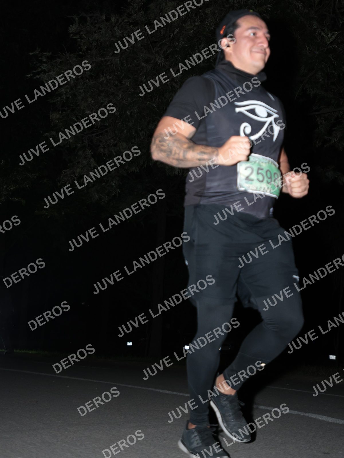 Foto de la Carrera Nocturna de Zombies Parque Metropolitano 2026 en Parque Metropolitano de Guadalajara, Zapopan, Jalisco a las 20:54 · dorsal 2598