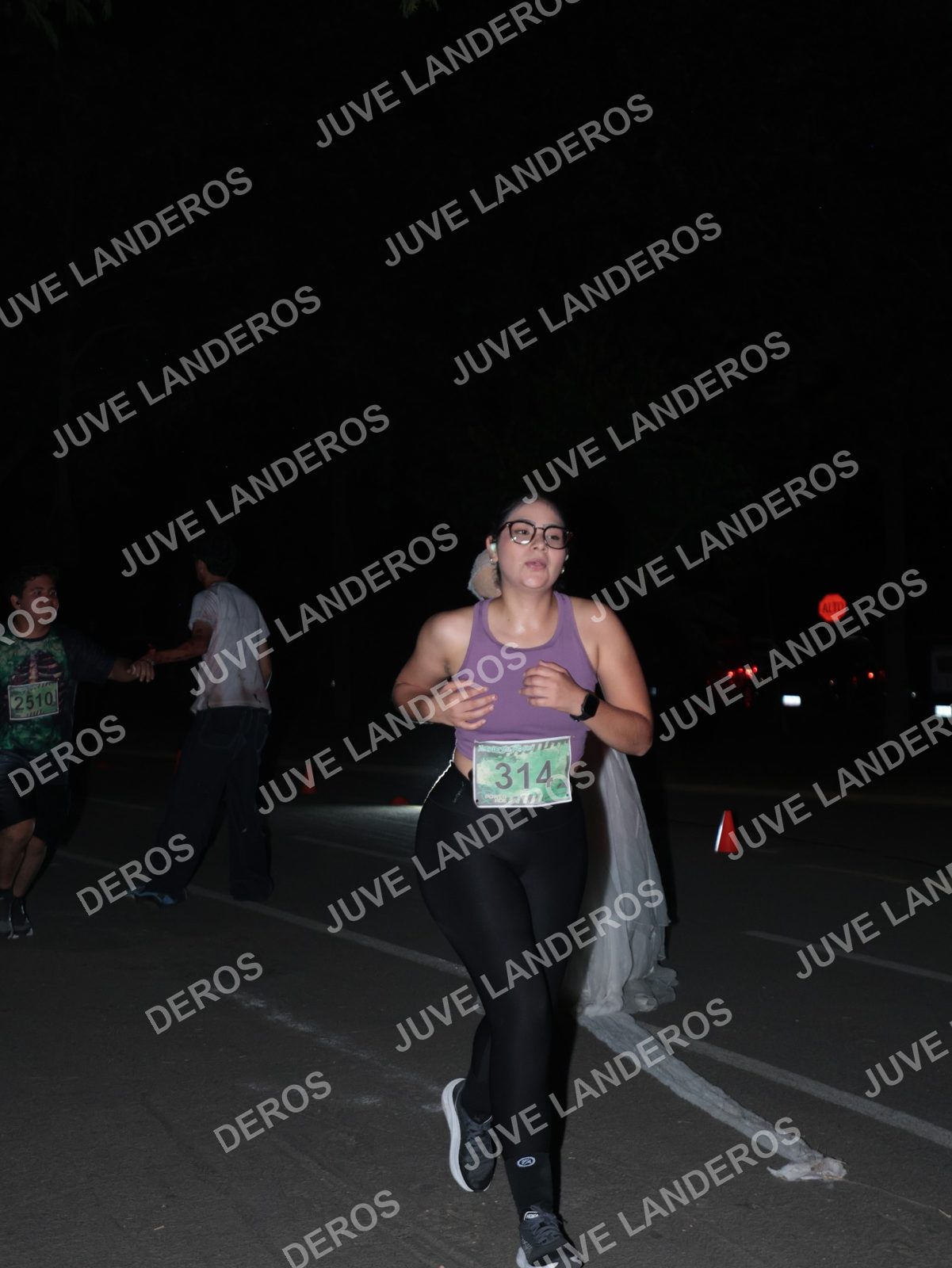 Foto de la Carrera Nocturna de Zombies Parque Metropolitano 2026 en Parque Metropolitano de Guadalajara, Zapopan, Jalisco a las 20:59 · dorsal 2510, 314