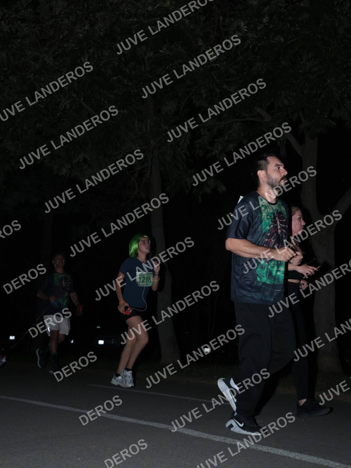 Foto de la Carrera Nocturna de Zombies Parque Metropolitano 2026 en Parque Metropolitano de Guadalajara, Zapopan, Jalisco a las 20:55 · dorsal 1218