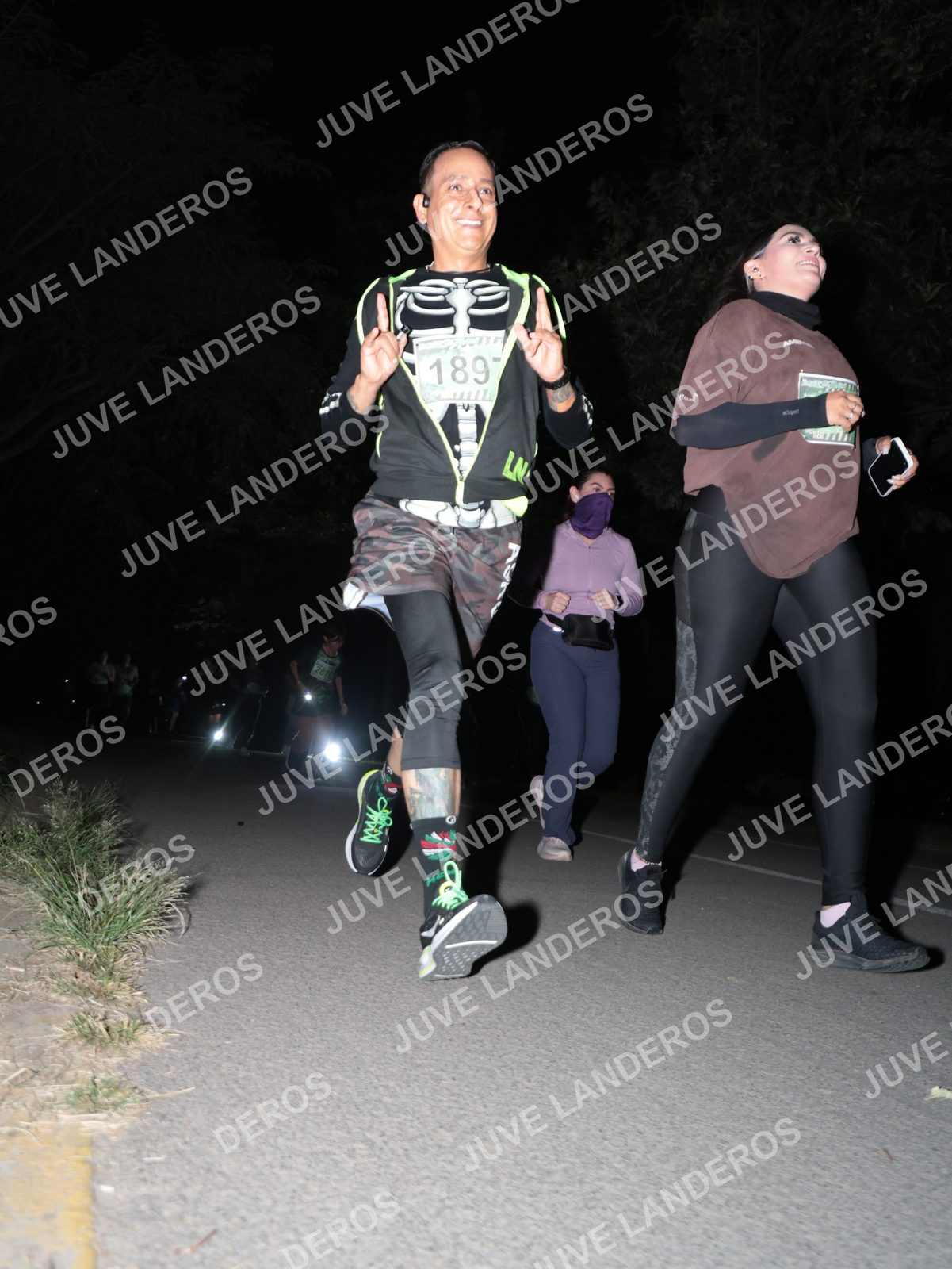 Foto de la Carrera Nocturna de Zombies Parque Metropolitano 2026 en Parque Metropolitano de Guadalajara, Zapopan, Jalisco a las 20:56 · dorsal 189