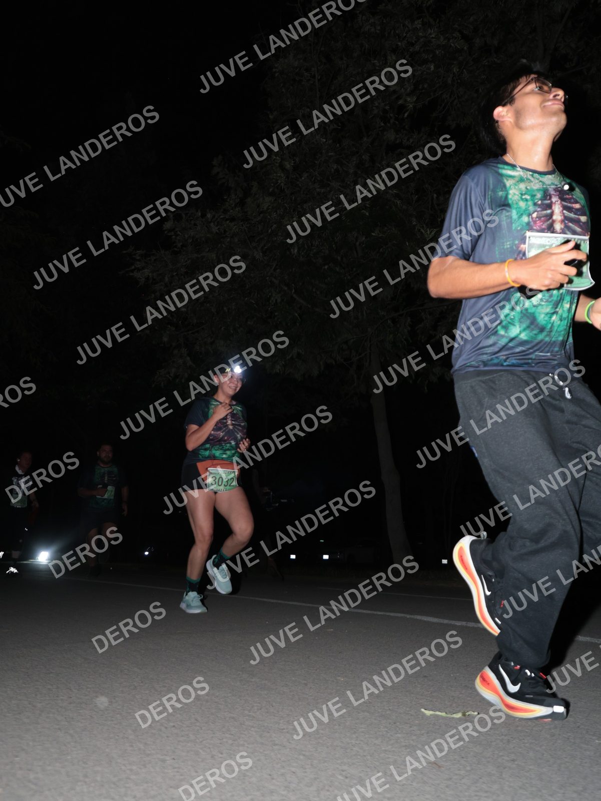 Foto de la Carrera Nocturna de Zombies Parque Metropolitano 2026 en Parque Metropolitano de Guadalajara, Zapopan, Jalisco a las 20:49 · dorsal 3032