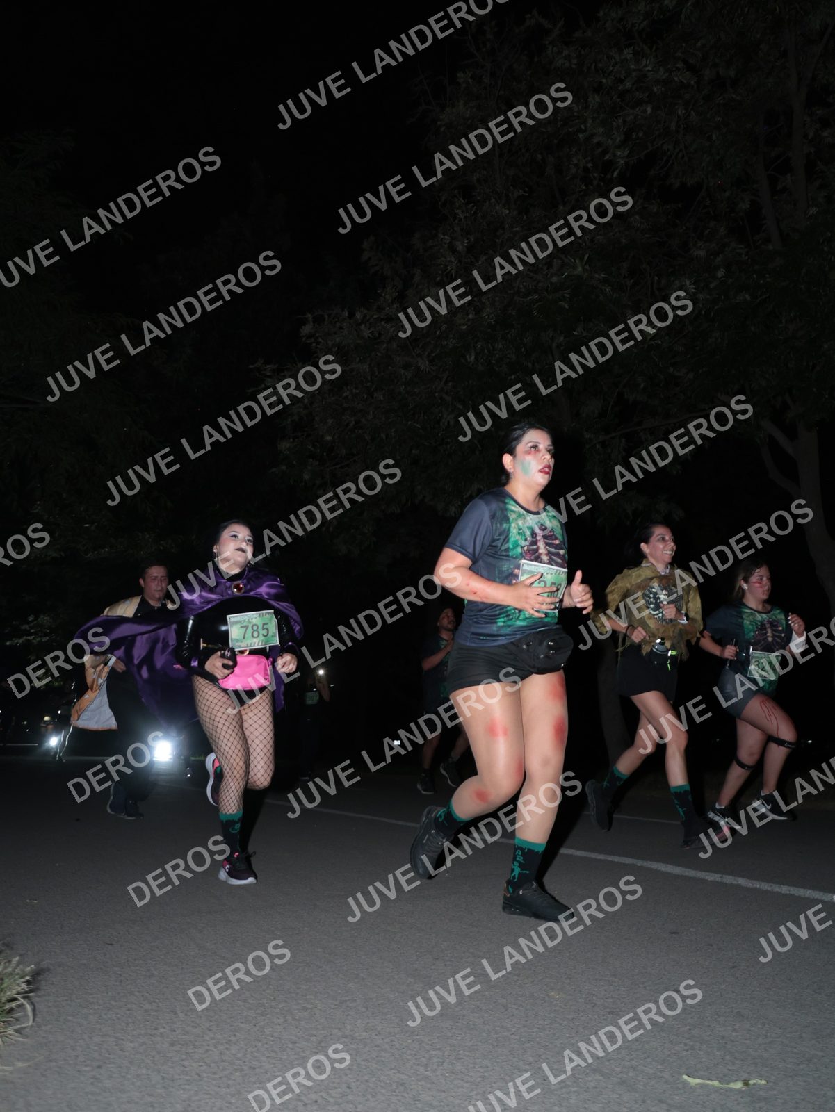 Foto de la Carrera Nocturna de Zombies Parque Metropolitano 2026 en Parque Metropolitano de Guadalajara, Zapopan, Jalisco a las 20:51 · dorsal 785, 3234