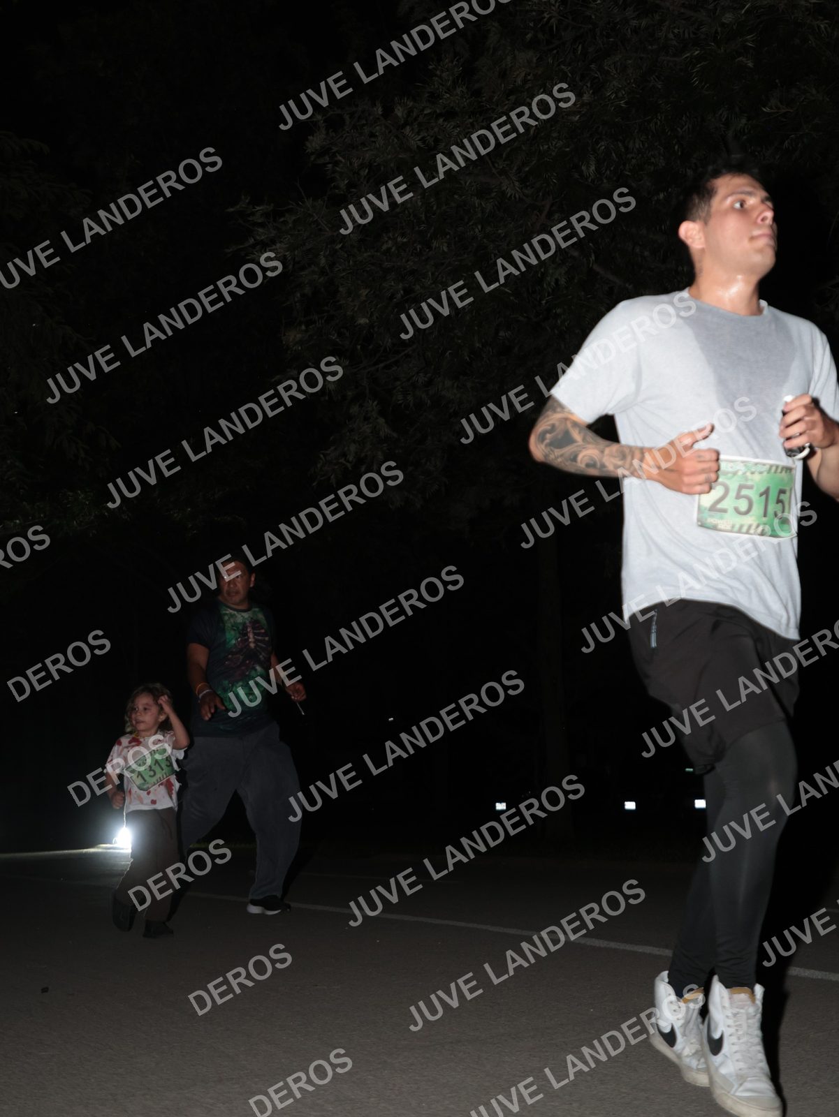 Foto de la Carrera Nocturna de Zombies Parque Metropolitano 2026 en Parque Metropolitano de Guadalajara, Zapopan, Jalisco a las 20:53 · dorsal 2515, 1313