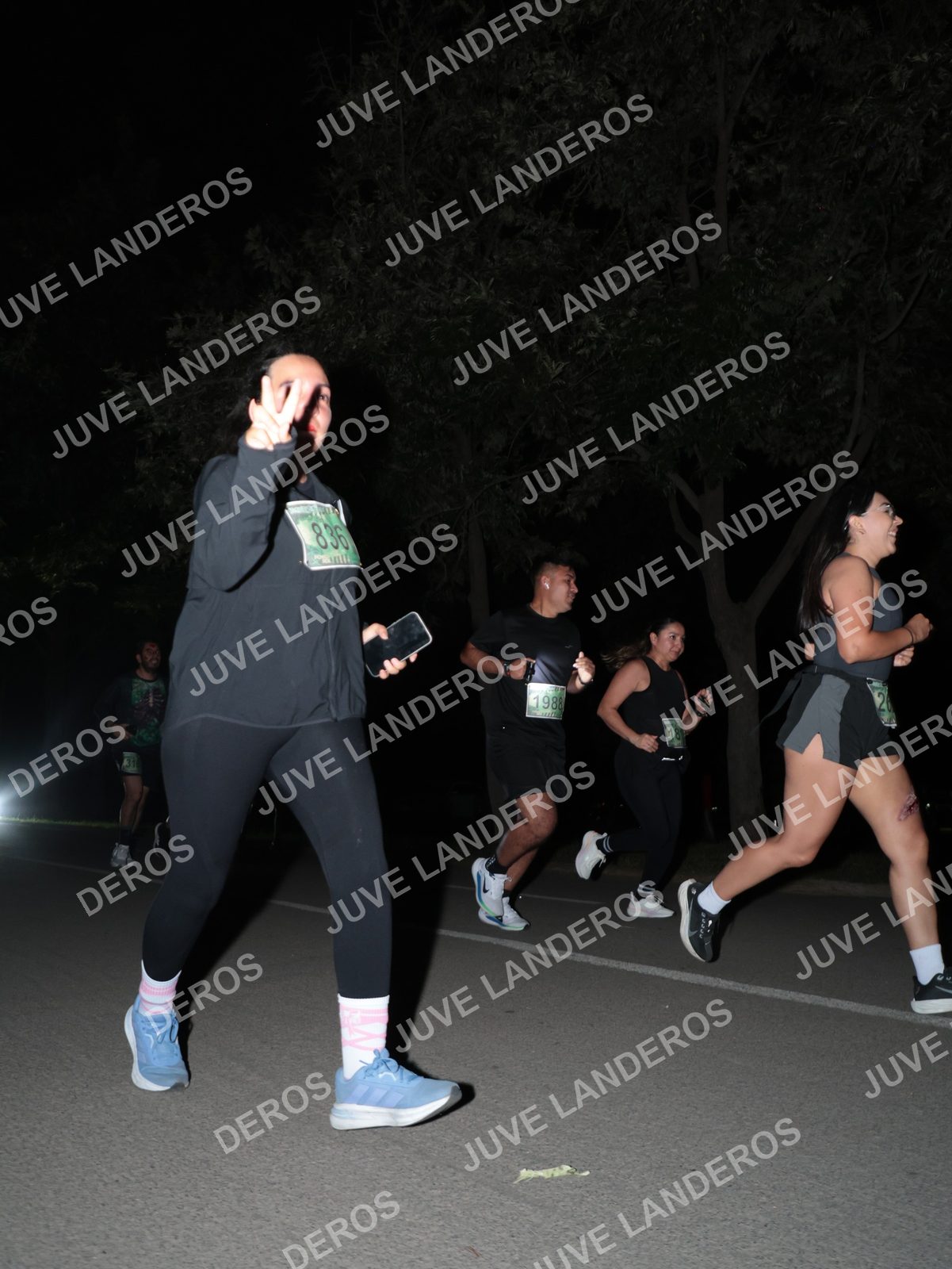 Foto de la Carrera Nocturna de Zombies Parque Metropolitano 2026 en Parque Metropolitano de Guadalajara, Zapopan, Jalisco a las 20:54 · dorsal 836, 1988