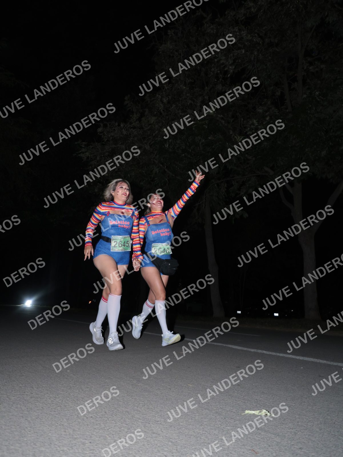 Foto de la Carrera Nocturna de Zombies Parque Metropolitano 2026 en Parque Metropolitano de Guadalajara, Zapopan, Jalisco a las 20:48 · dorsal 2645, 2646