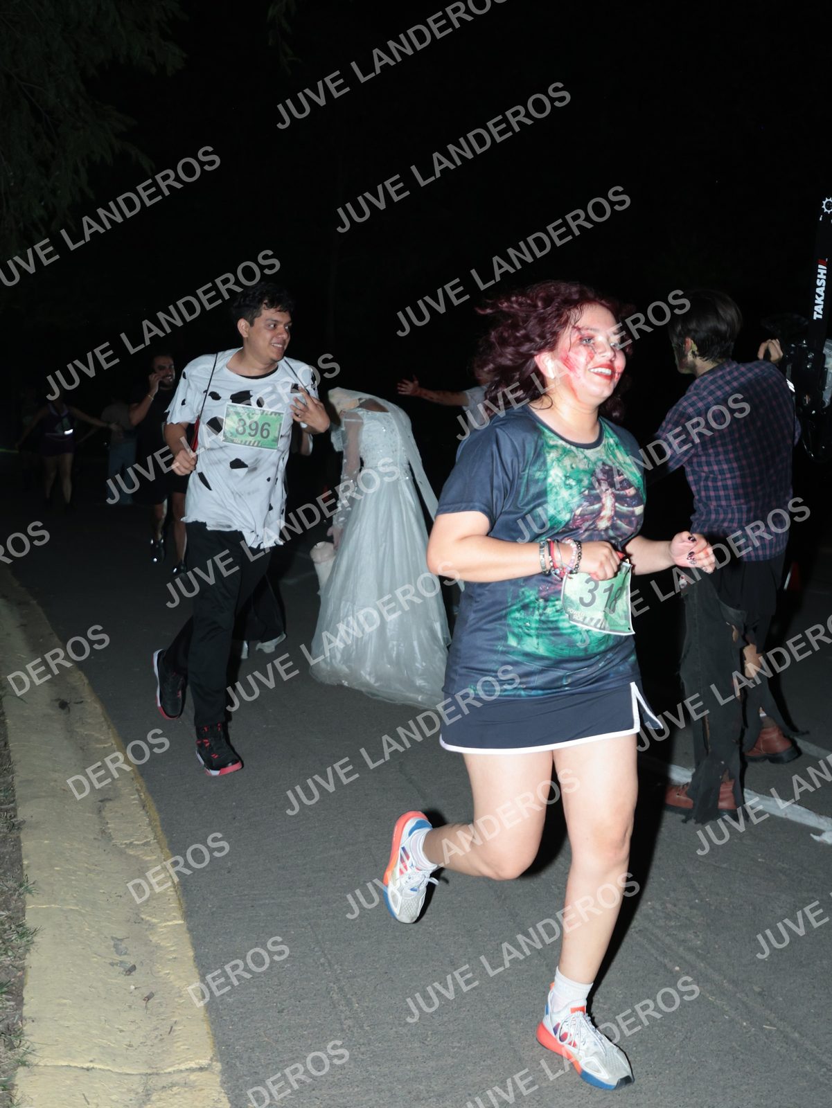 Foto de la Carrera Nocturna de Zombies Parque Metropolitano 2026 en Parque Metropolitano de Guadalajara, Zapopan, Jalisco a las 20:59 · dorsal 896, 18