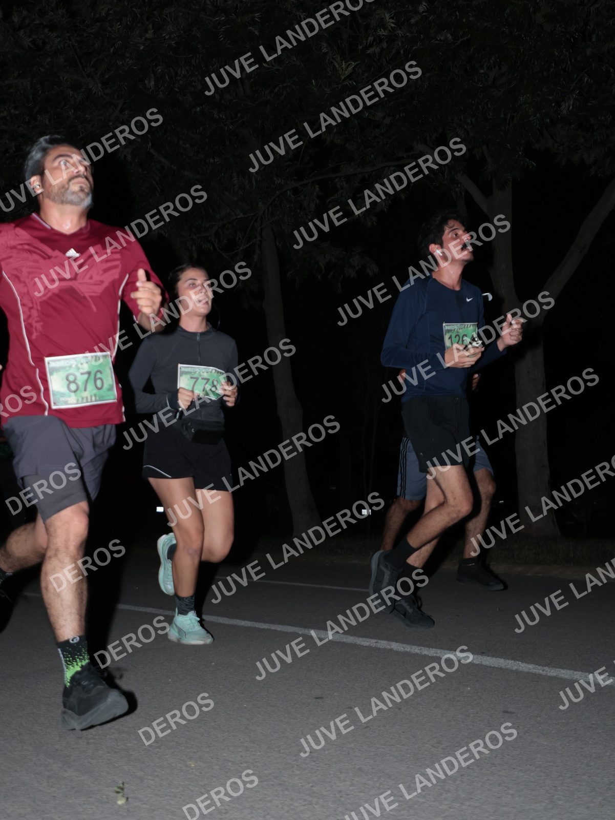 Foto de la Carrera Nocturna de Zombies Parque Metropolitano 2026 en Parque Metropolitano de Guadalajara, Zapopan, Jalisco a las 20:41 · dorsal 876, 778, 126