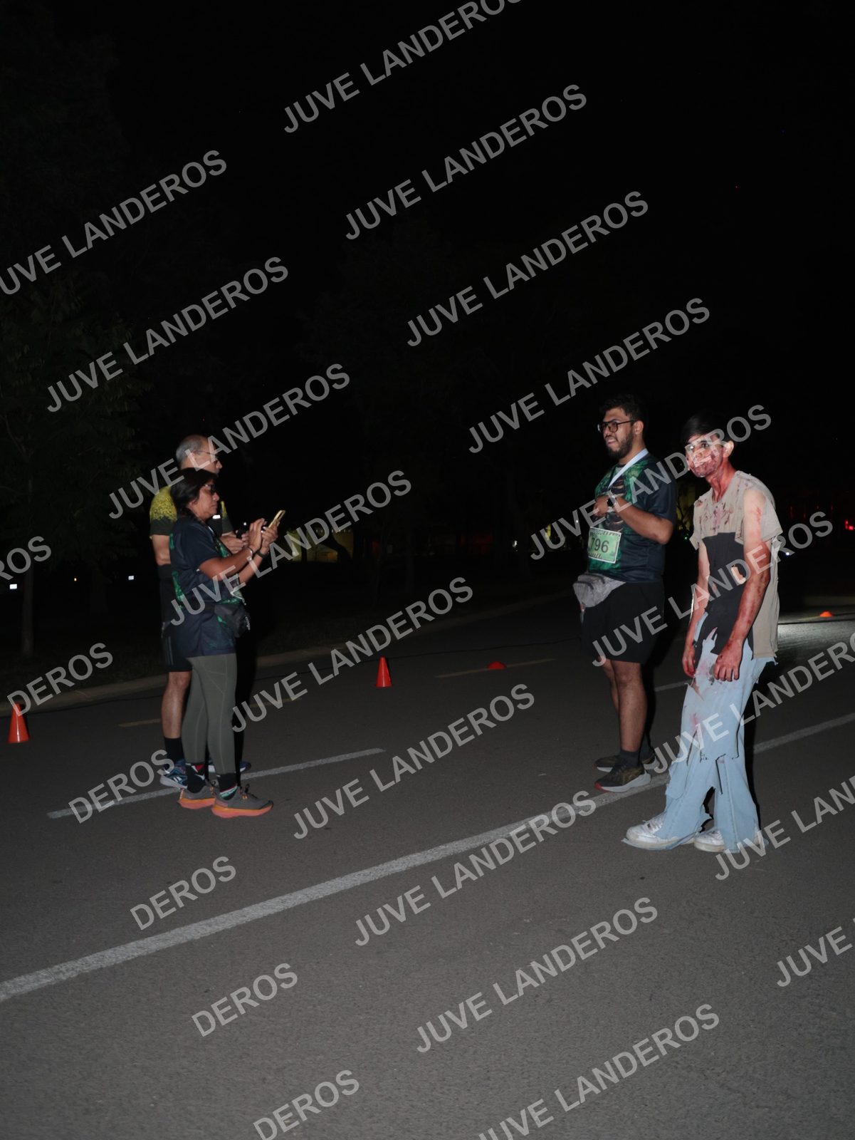 Foto de la Carrera Nocturna de Zombies Parque Metropolitano 2026 en Parque Metropolitano de Guadalajara, Zapopan, Jalisco a las 21:10 · dorsal 96