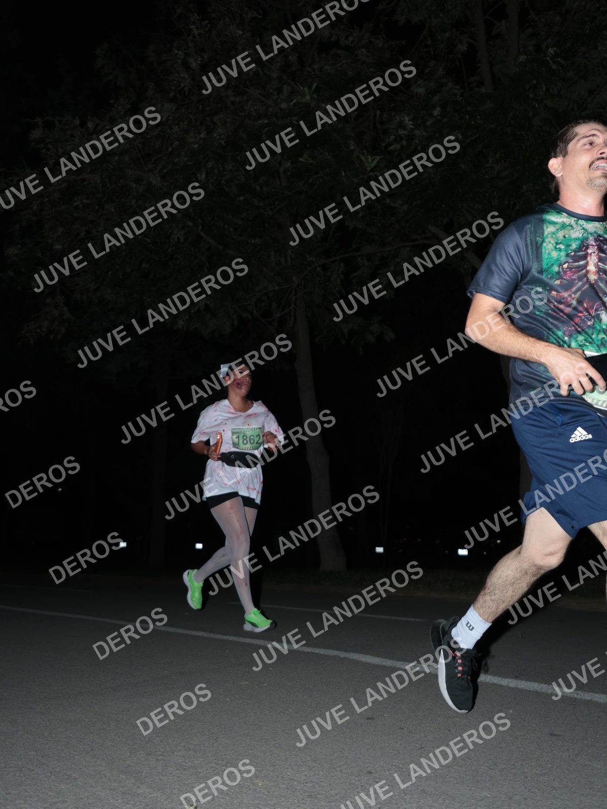 Foto de la Carrera Nocturna de Zombies Parque Metropolitano 2026 en Parque Metropolitano de Guadalajara, Zapopan, Jalisco a las 20:43 · dorsal 1862