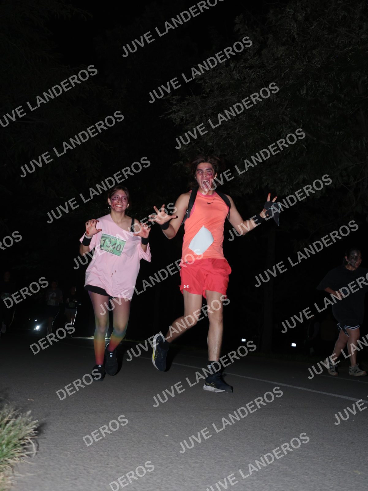 Foto de la Carrera Nocturna de Zombies Parque Metropolitano 2026 en Parque Metropolitano de Guadalajara, Zapopan, Jalisco a las 20:48 · dorsal 1340