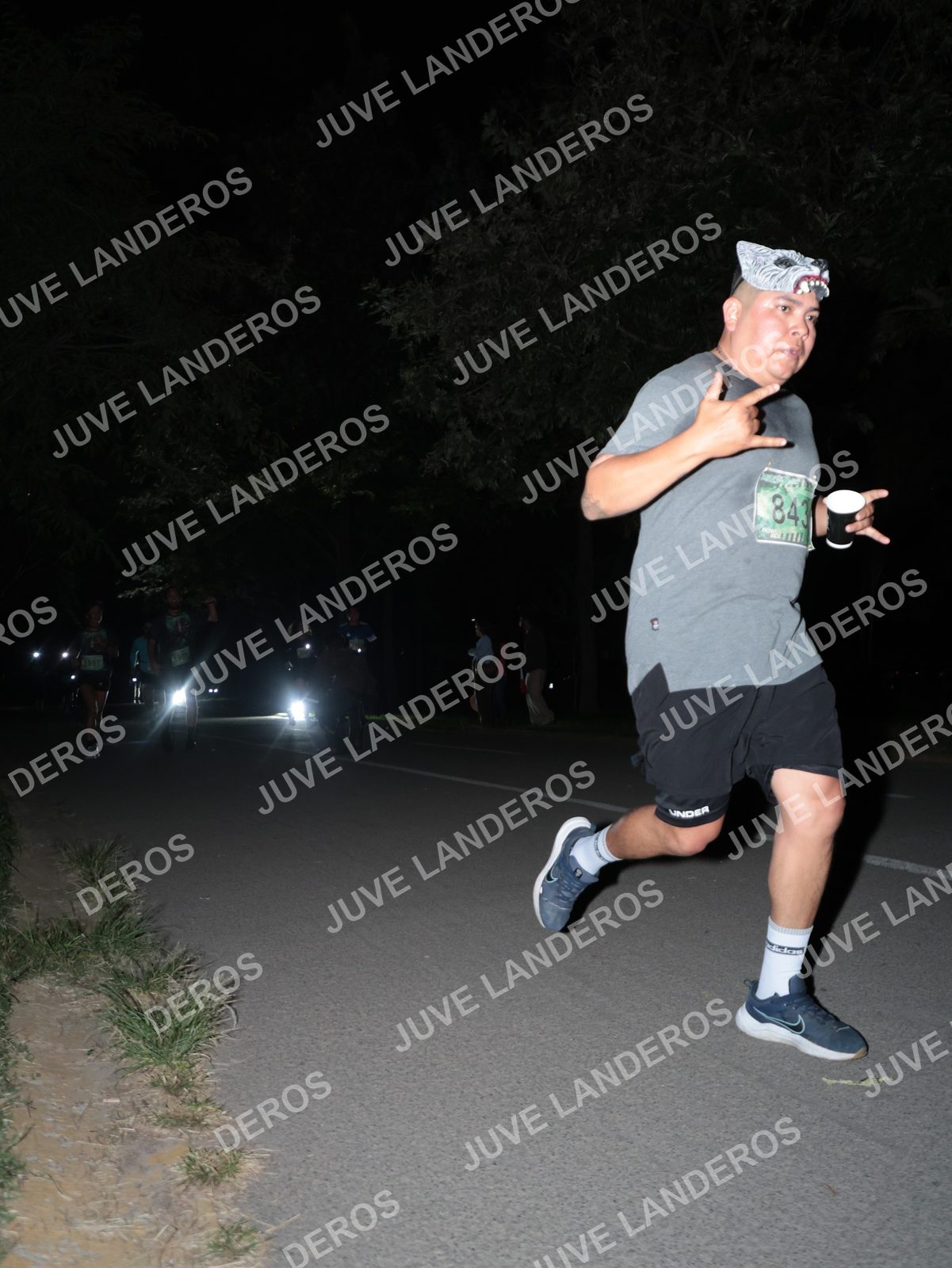 Foto de la Carrera Nocturna de Zombies Parque Metropolitano 2026 en Parque Metropolitano de Guadalajara, Zapopan, Jalisco a las 20:46 · dorsal 843