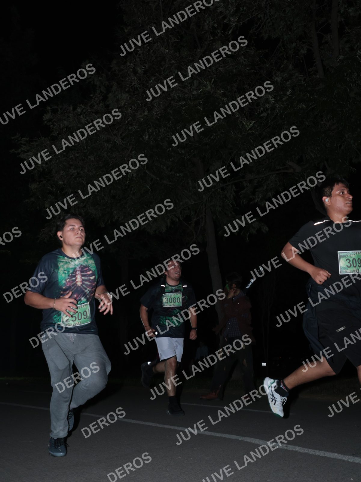 Foto de la Carrera Nocturna de Zombies Parque Metropolitano 2026 en Parque Metropolitano de Guadalajara, Zapopan, Jalisco a las 20:46 · dorsal 309, 3080
