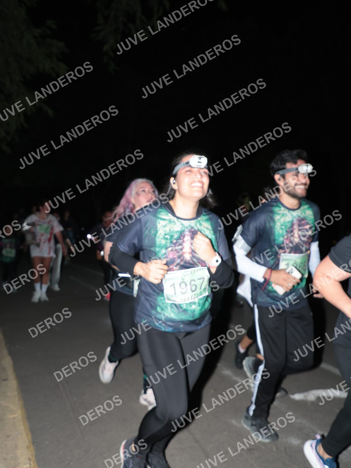 Foto de la Carrera Nocturna de Zombies Parque Metropolitano 2026 en Parque Metropolitano de Guadalajara, Zapopan, Jalisco a las 20:59 · dorsal 1967