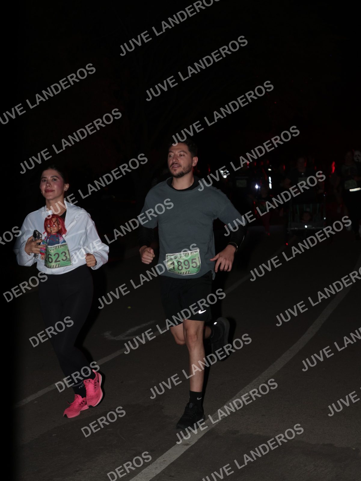 Foto de la Carrera Nocturna de Zombies Parque Metropolitano 2026 en Parque Metropolitano de Guadalajara, Zapopan, Jalisco a las 20:17 · dorsal 1895, 623