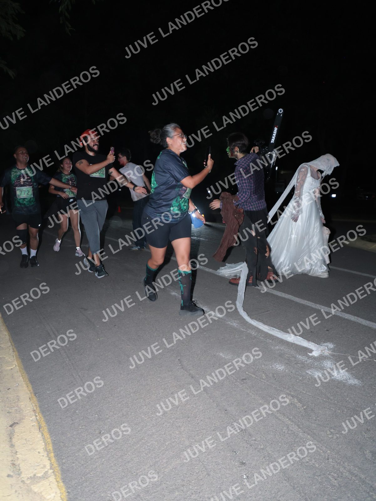 Foto de la Carrera Nocturna de Zombies Parque Metropolitano 2026 en Parque Metropolitano de Guadalajara, Zapopan, Jalisco a las 20:59 · dorsal 772