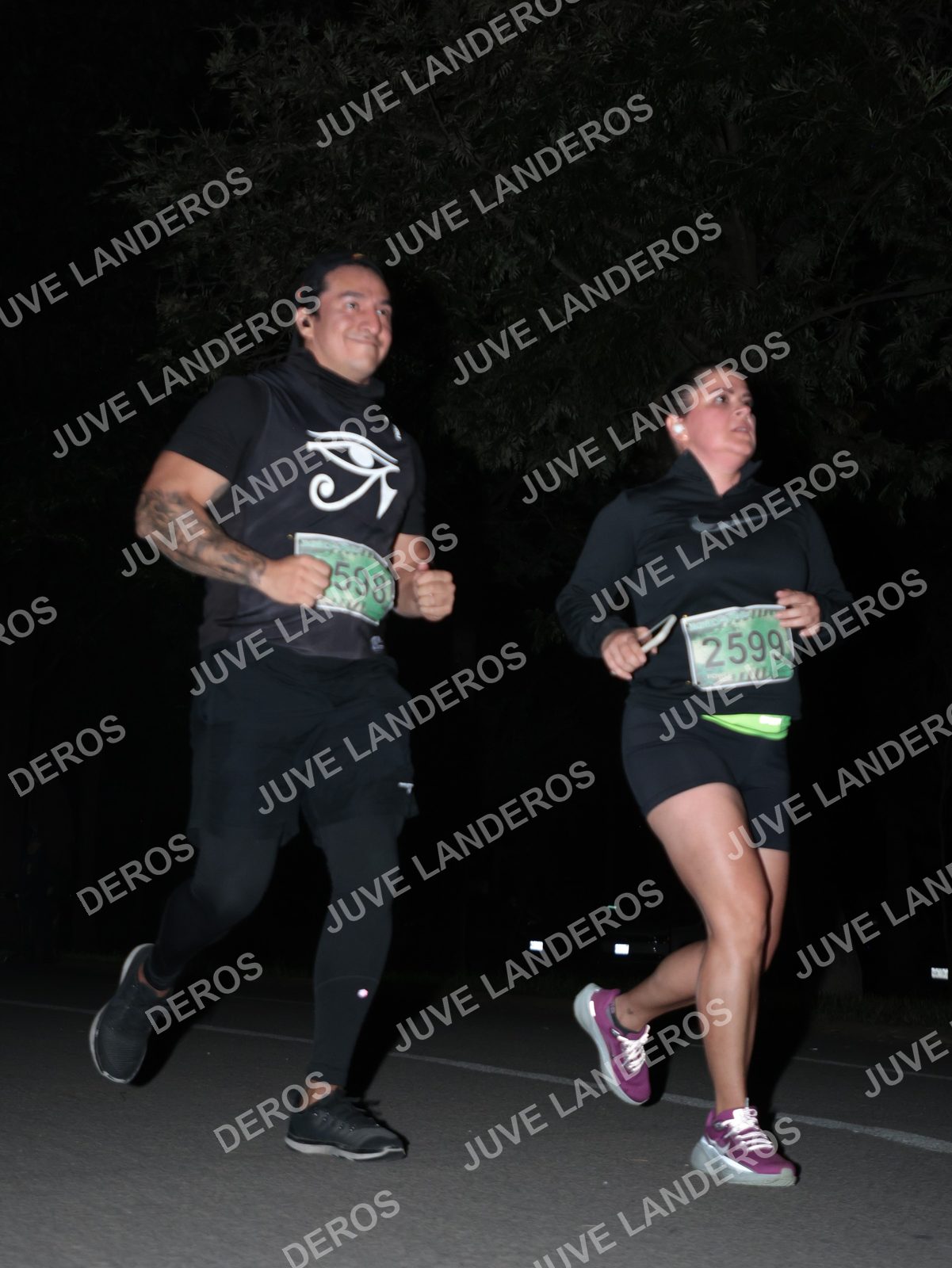 Foto de la Carrera Nocturna de Zombies Parque Metropolitano 2026 en Parque Metropolitano de Guadalajara, Zapopan, Jalisco a las 20:54 · dorsal 2599, 598