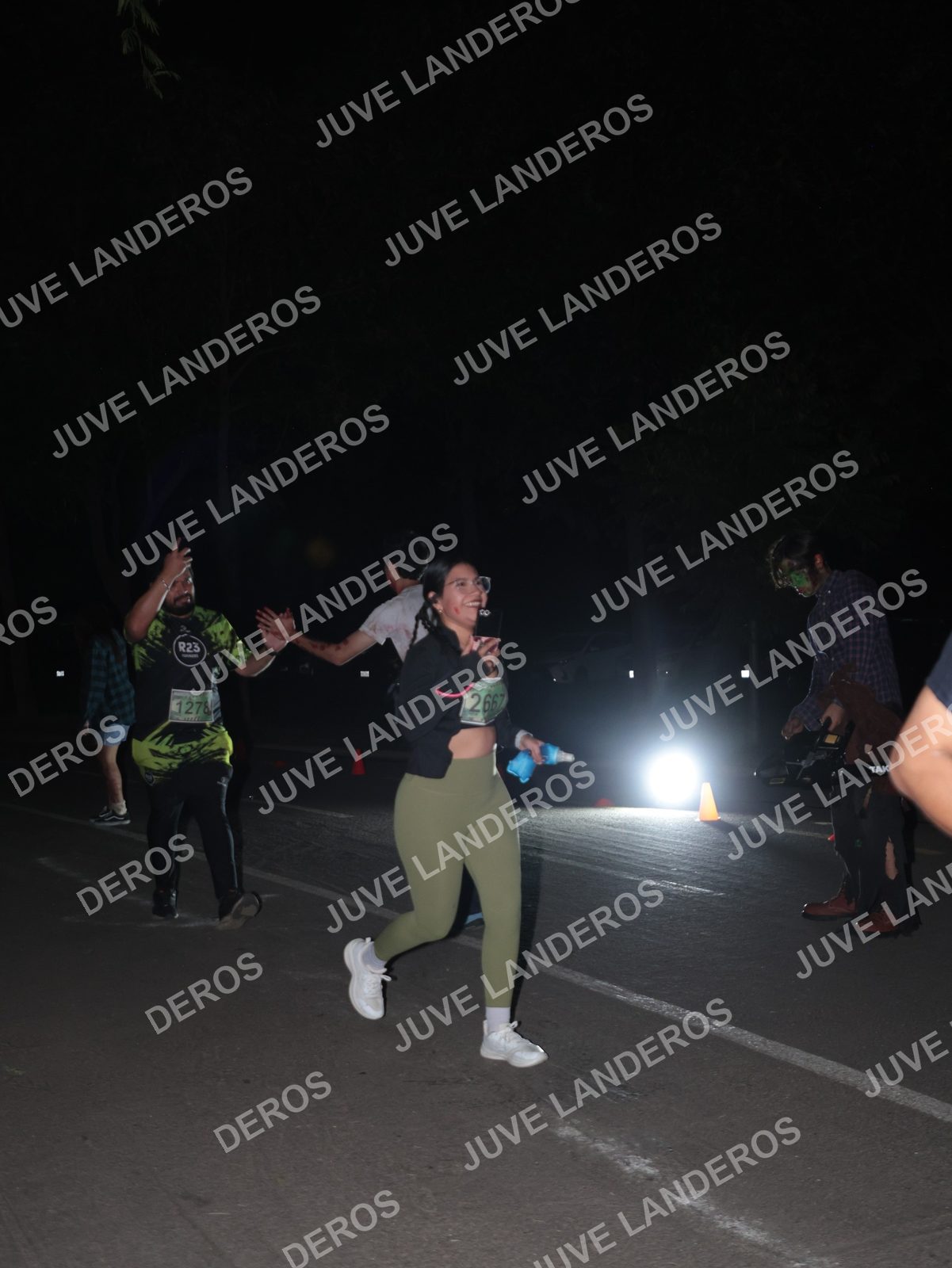 Foto de la Carrera Nocturna de Zombies Parque Metropolitano 2026 en Parque Metropolitano de Guadalajara, Zapopan, Jalisco a las 20:59 · dorsal 1278, 2667