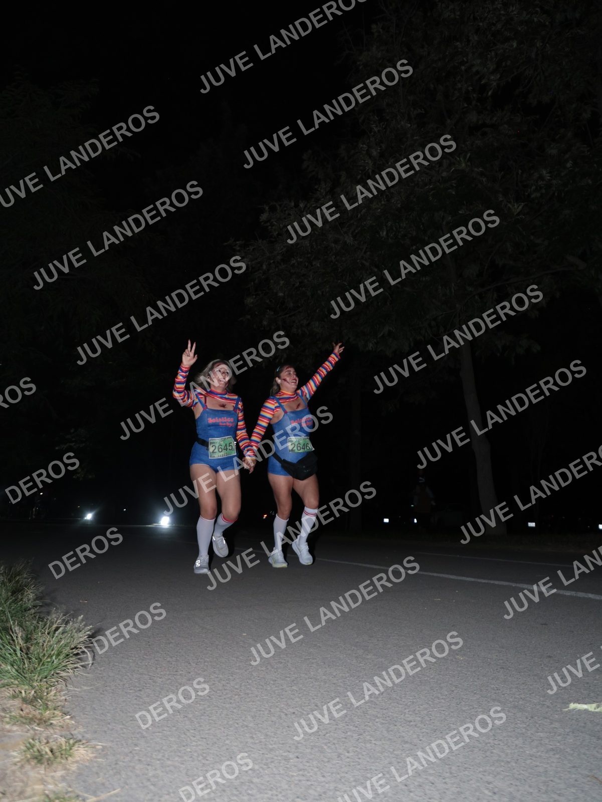 Foto de la Carrera Nocturna de Zombies Parque Metropolitano 2026 en Parque Metropolitano de Guadalajara, Zapopan, Jalisco a las 20:48 · dorsal 2646, 2645