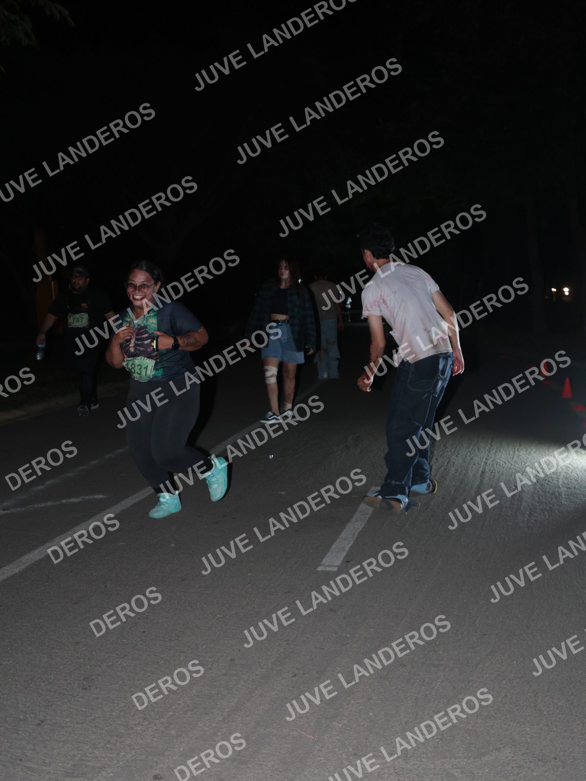Foto de la Carrera Nocturna de Zombies Parque Metropolitano 2026 en Parque Metropolitano de Guadalajara, Zapopan, Jalisco a las 21:02 · dorsal 1831