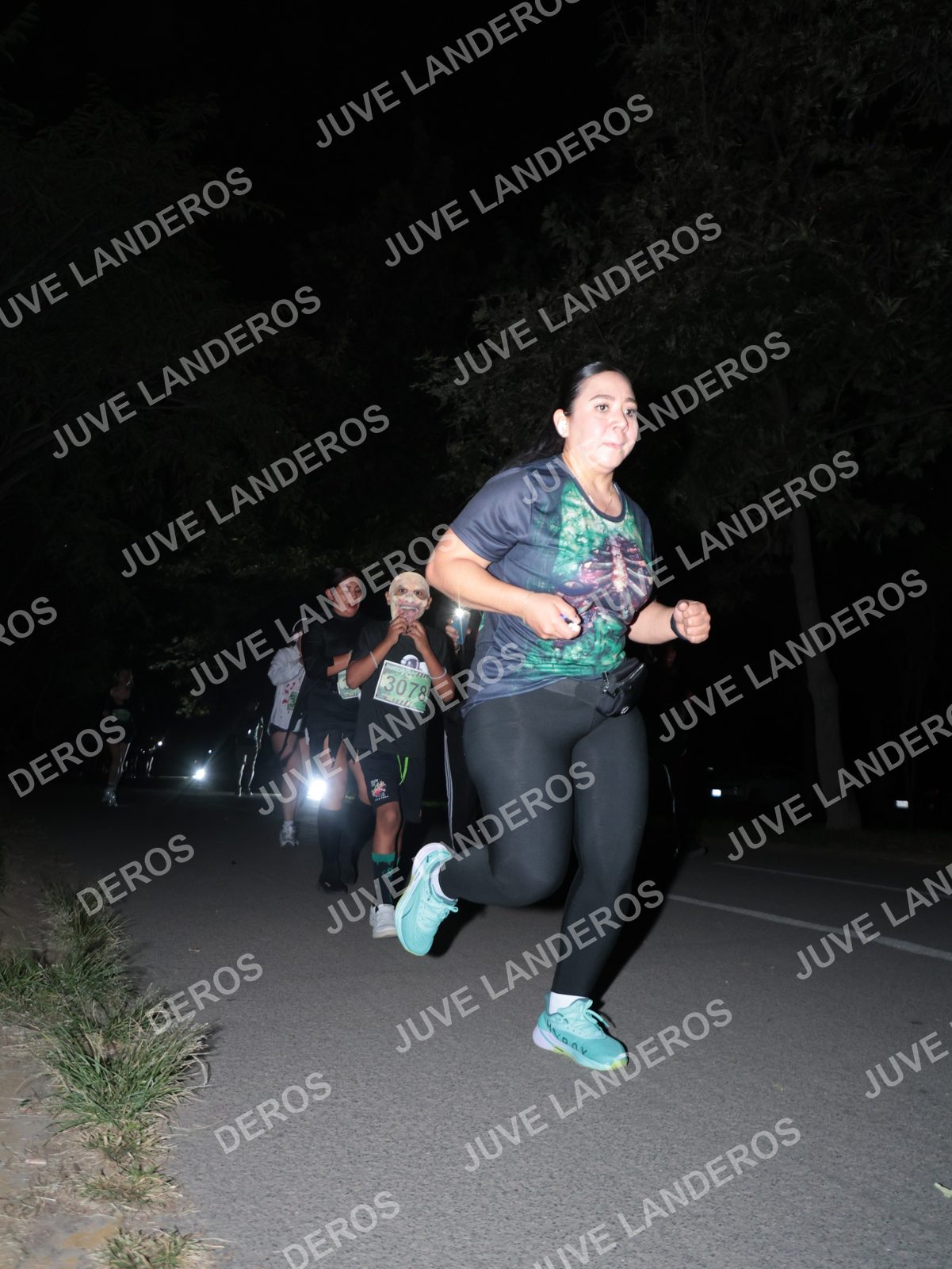 Foto de la Carrera Nocturna de Zombies Parque Metropolitano 2026 en Parque Metropolitano de Guadalajara, Zapopan, Jalisco a las 20:51 · dorsal 3078