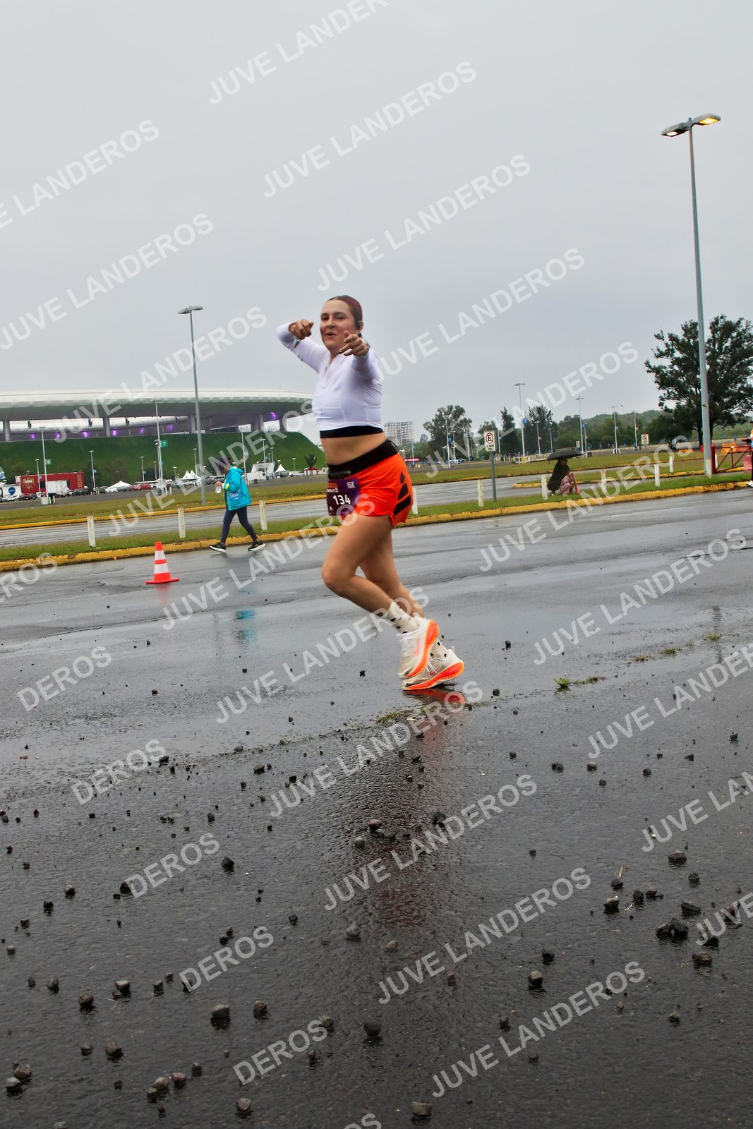 Foto de la CARRERA OMNILIFE GUADALAJARA en Estadio Akron, Zapopan a las 07:33 · dorsal 134