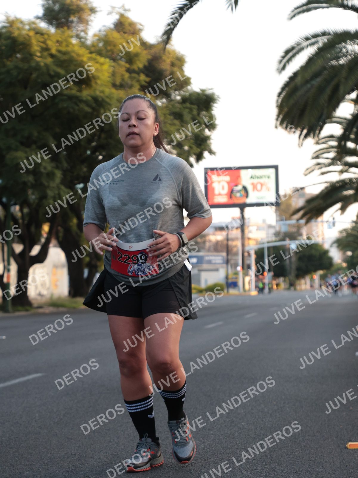 Foto del CIRCUITO DE LAS ESTACIONES OTOÑO GUADALAJARA en frente a Expo Guadalajara, Av. Mariano Otero 1499 a las 07:24 · dorsal 2299, 10