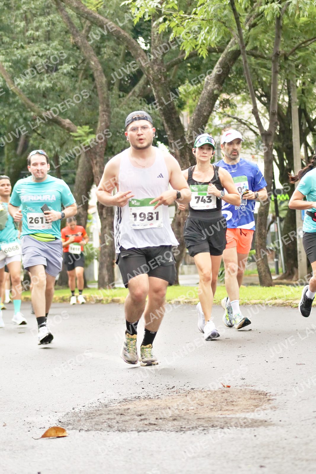 Foto del MEDIO MARATÓN ATLAS en Av. Patria, frente al Parque El Polvorín, Zapopan a las 08:37 · dorsal 261, 743, 1981, 6068