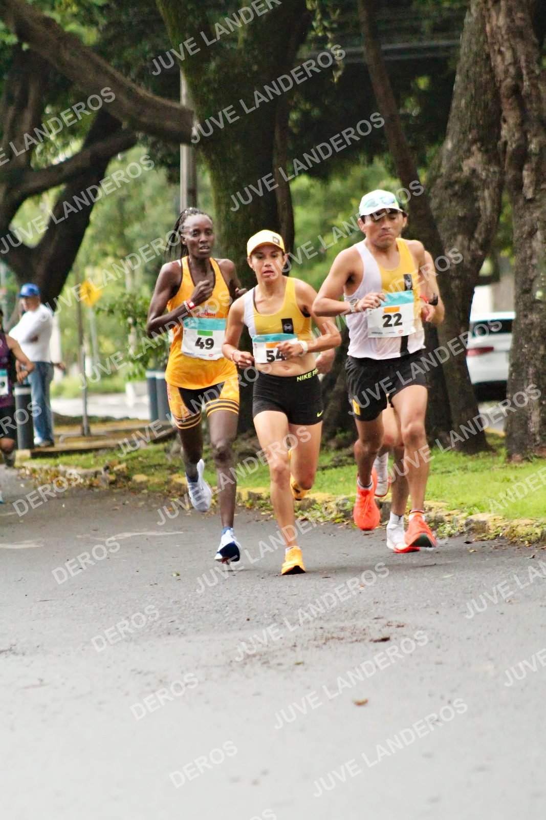 Foto del MEDIO MARATÓN ATLAS en Av. Patria, frente al Parque El Polvorín, Zapopan a las 07:58 · dorsal 22, 49, 54