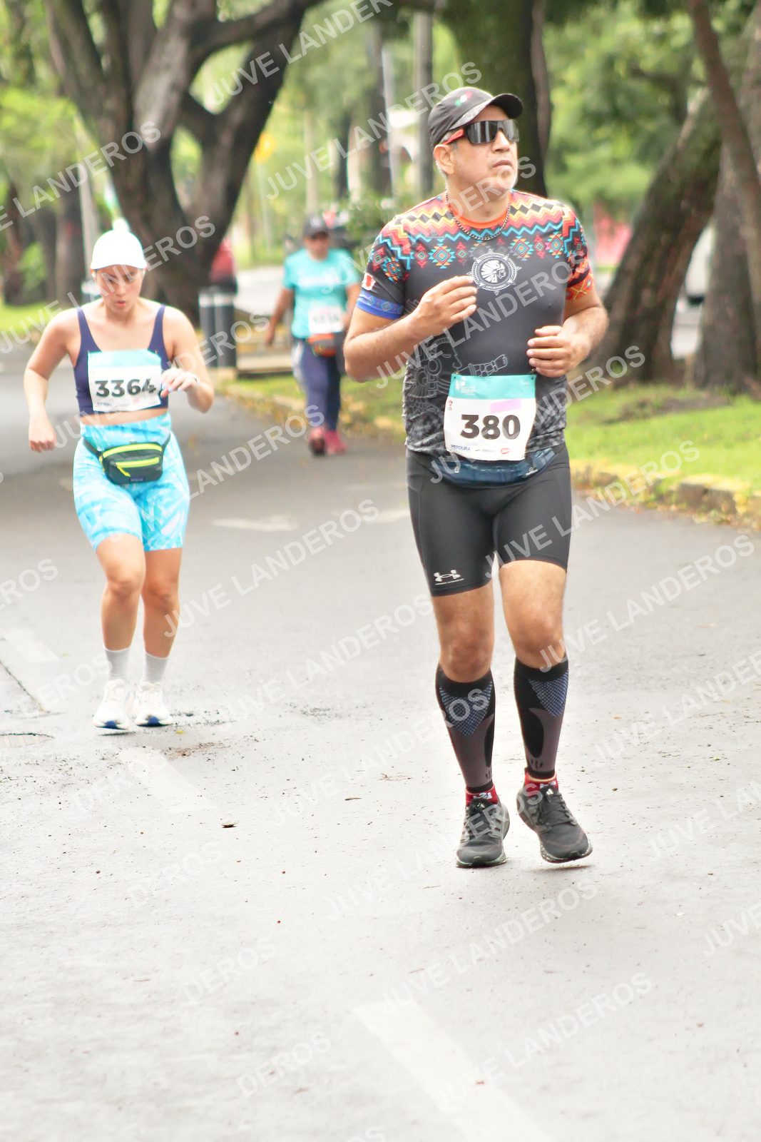 Foto del MEDIO MARATÓN ATLAS en Av. Patria, frente al Parque El Polvorín, Zapopan a las 09:02 · dorsal 380, 3364