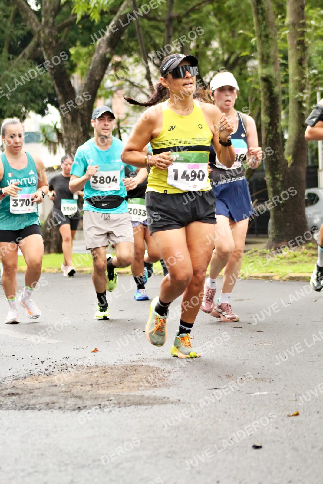 Foto del MEDIO MARATÓN ATLAS en Av. Patria, frente al Parque El Polvorín, Zapopan a las 08:26 · dorsal 3804, 2033, 3900, 1490