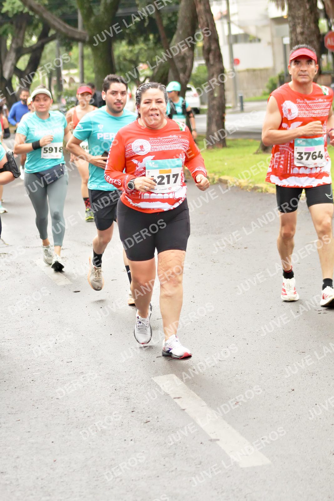 Foto del MEDIO MARATÓN ATLAS en Av. Patria, frente al Parque El Polvorín, Zapopan a las 08:52 · dorsal 3764, 5918, 217, 56