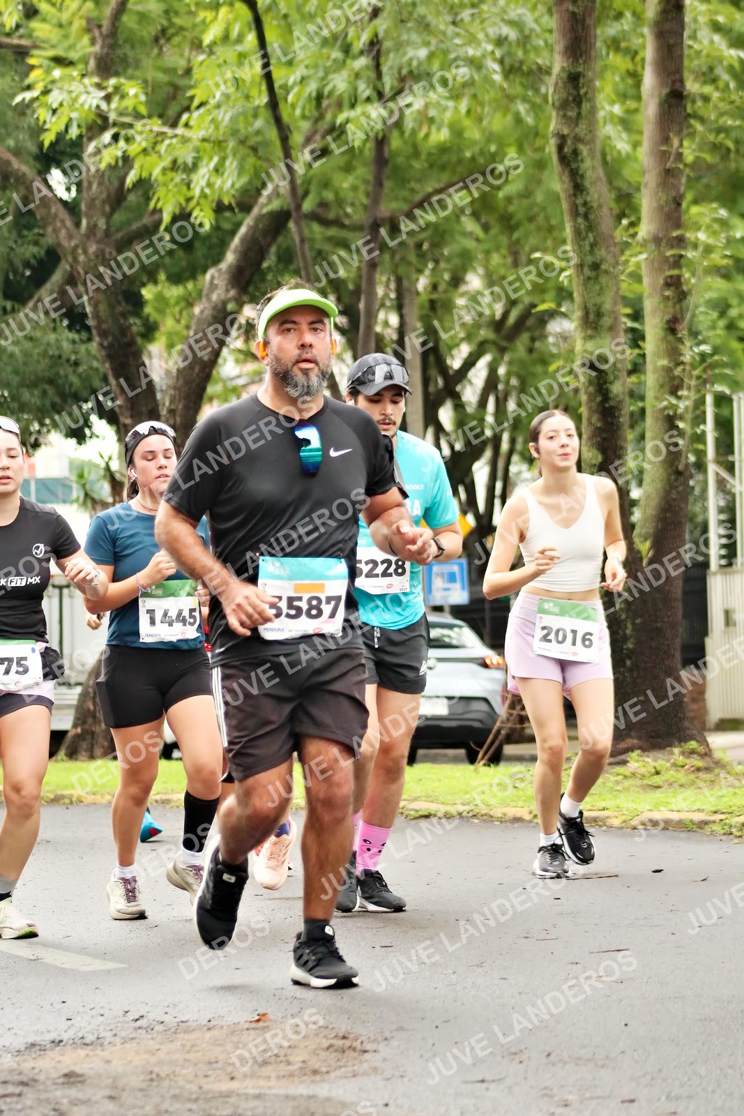 Foto del MEDIO MARATÓN ATLAS en Av. Patria, frente al Parque El Polvorín, Zapopan a las 08:44 · dorsal 1445, 2016, 75, 3587