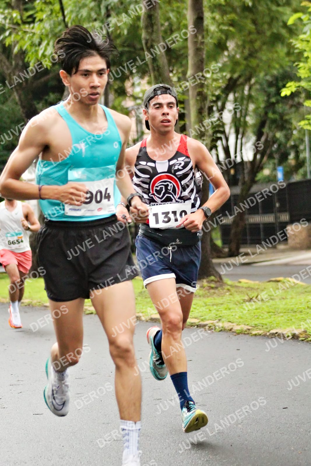 Foto del MEDIO MARATÓN ATLAS en Av. Patria, frente al Parque El Polvorín, Zapopan a las 08:01 · dorsal 1310, 6654, 904